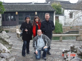 With Dr Anita Williams and Prof Dave Howard in Shanghai